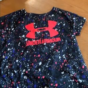multi color under armor shirt